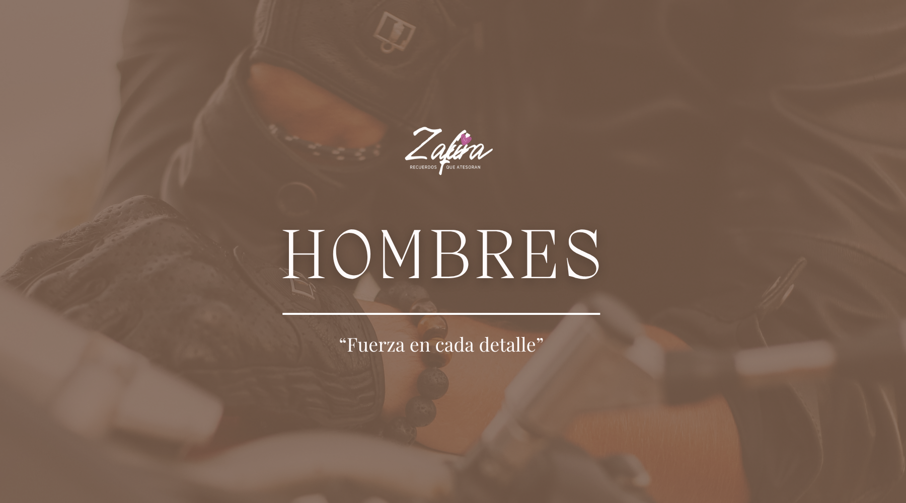 Joyas pensadas para hombres auténticos , seguros y con carácter.